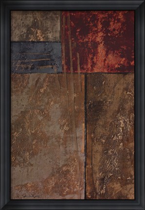Framed Organic Industries I Print