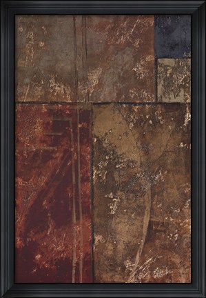 Framed Organic Industries II Print