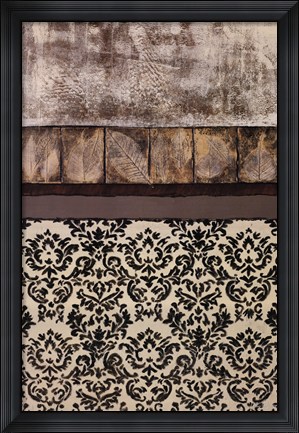 Framed Nature's Damask II Print