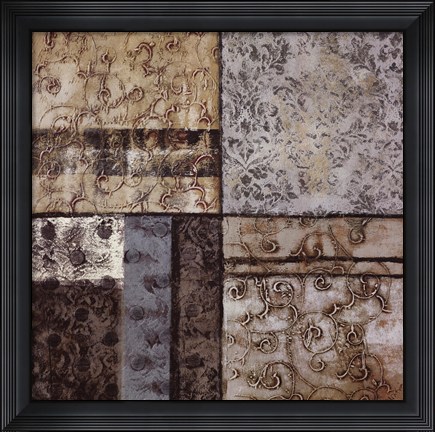 Framed Structured Pattern II Print