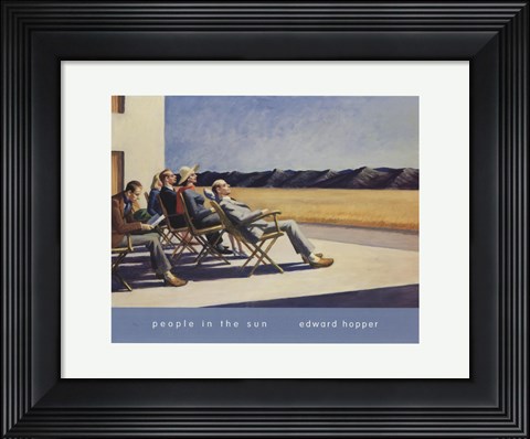 Framed People in the Sun Print
