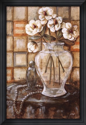 Framed Travertine I Print