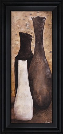 Framed Anthracite I - mini Print