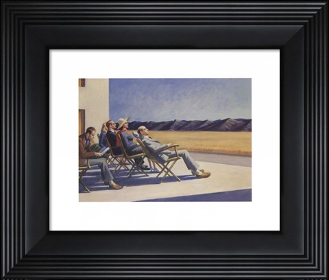 Framed People in the Sun Print