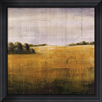 Framed Earth Meets Sky I Print