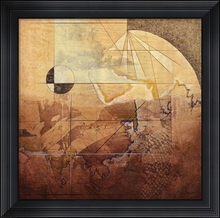 Framed Map Adventures II Print