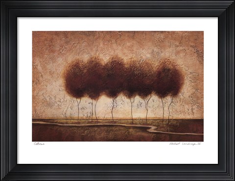 Framed Abstract Landscape IV - special Print