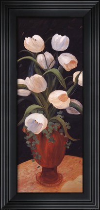 Framed Tulips by Night - mini Print