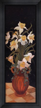 Framed Daffodils at Dark Print