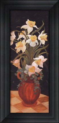 Framed Daffodils at Dark - mini Print