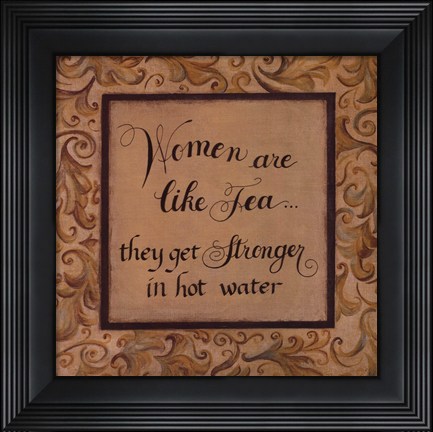 Framed Women are Like Print