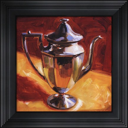 Framed Tea Pot III Print