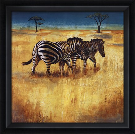 Framed On the Plains II Print