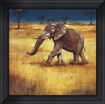 Framed On the Plains III Print