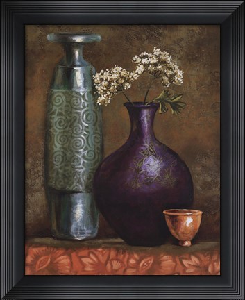 Framed Persian Gardens II Print