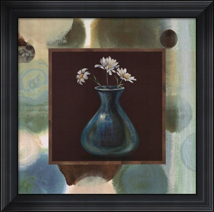 Framed Daisies II Print