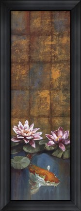 Framed Golden Koi I Print