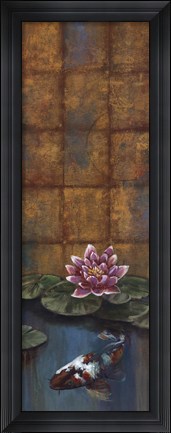 Framed Golden Koi II Print