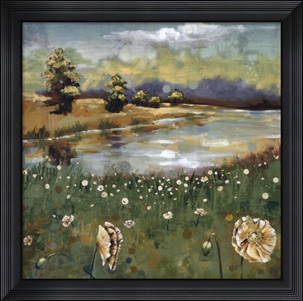 Framed Beach Glass II Print