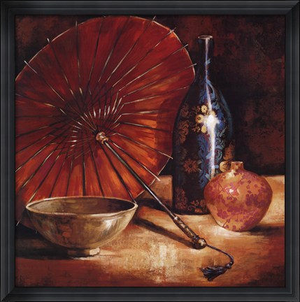 Framed Asian Still Life I Print