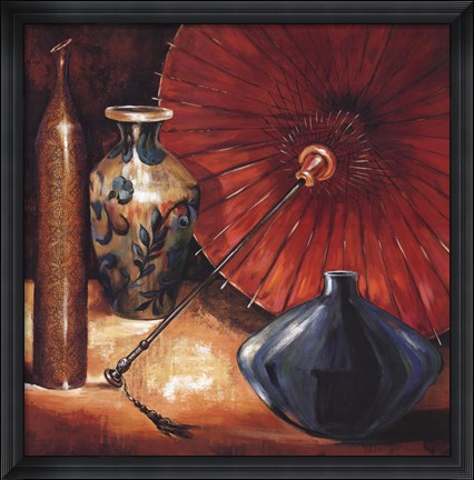 Framed Asian Still Life II Print