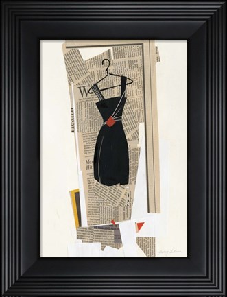 Framed Fashion Pages IV Print