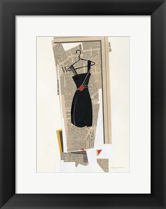 Framed Fashion Pages IV Print