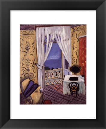 Framed Interior with a Violin Case Print