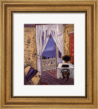 Framed Interior with a Violin Case Print