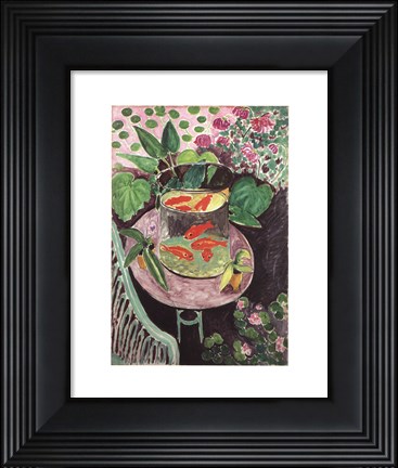 Framed Goldfish, 1912 Print