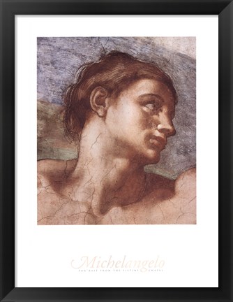 Framed Sistine Chapel Adam Print