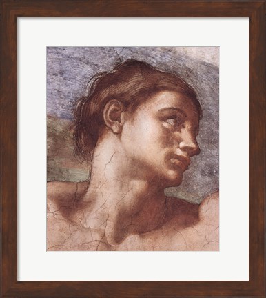 Framed Sistine Chapel Adam Print