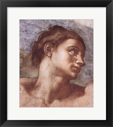 Framed Sistine Chapel Adam Print