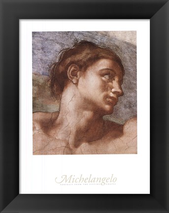 Framed Sistine Chapel - Adam Print