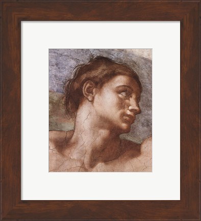 Framed Sistine Chapel - Adam Print
