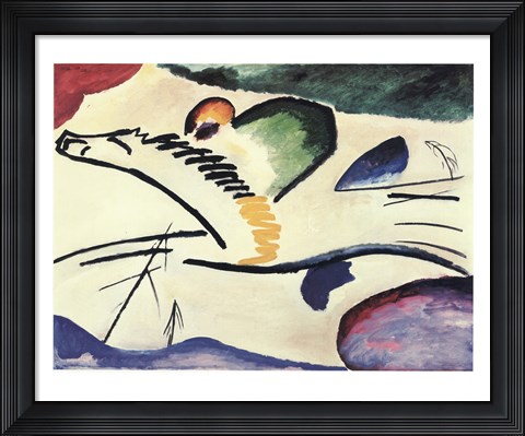 Framed Lyric (Man on a Horse) Print