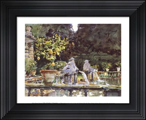 Framed Villa Maria Print