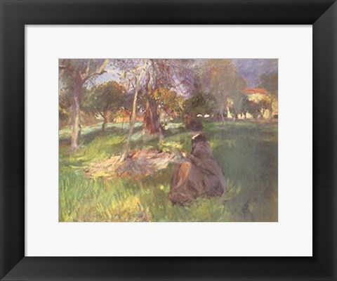 Framed In an Orchard Print
