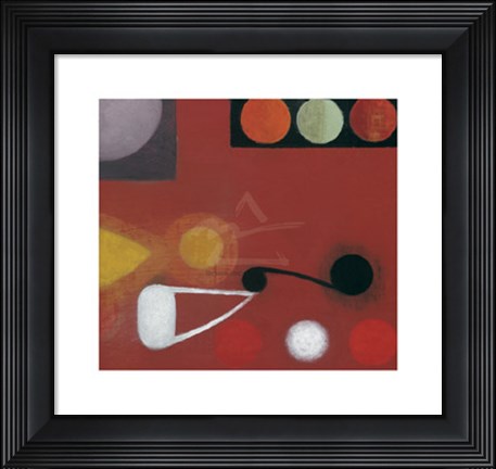 Framed Small Red Seed #10 Print