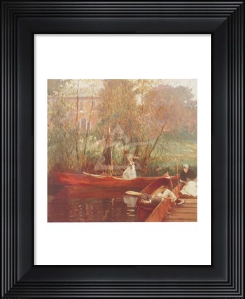 Framed Boating Party Print
