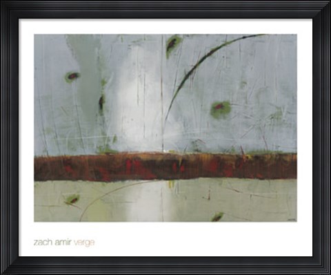 Framed Verge Print
