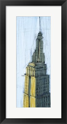 Framed Empire State Building Print