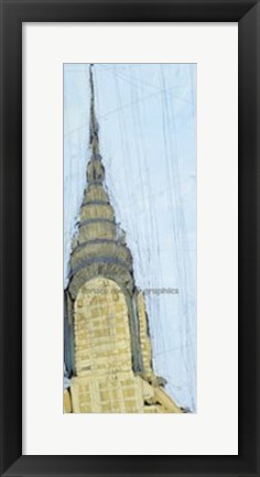 Framed Chrysler Building Print