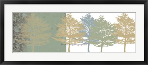 Framed Whisper Through the Trees (12x36&quot;) Print