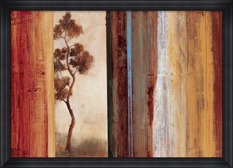 Framed Shadows &amp; Lines II Print