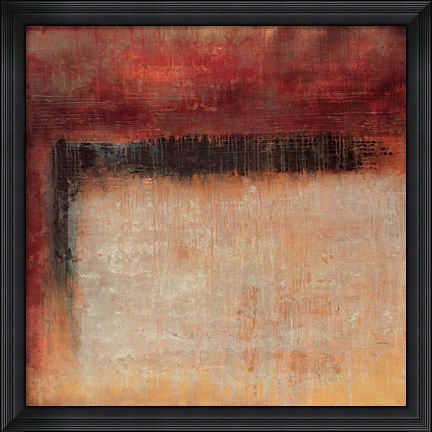 Framed Red Engine Print