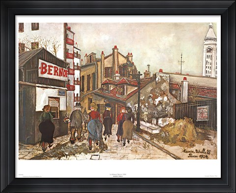 Framed La Maison Bernot Print