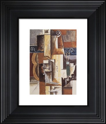 Framed Violin and Guitar Print