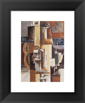Framed Violin and Guitar Print