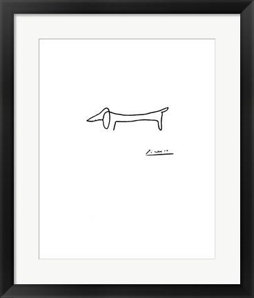 Framed Dog Print